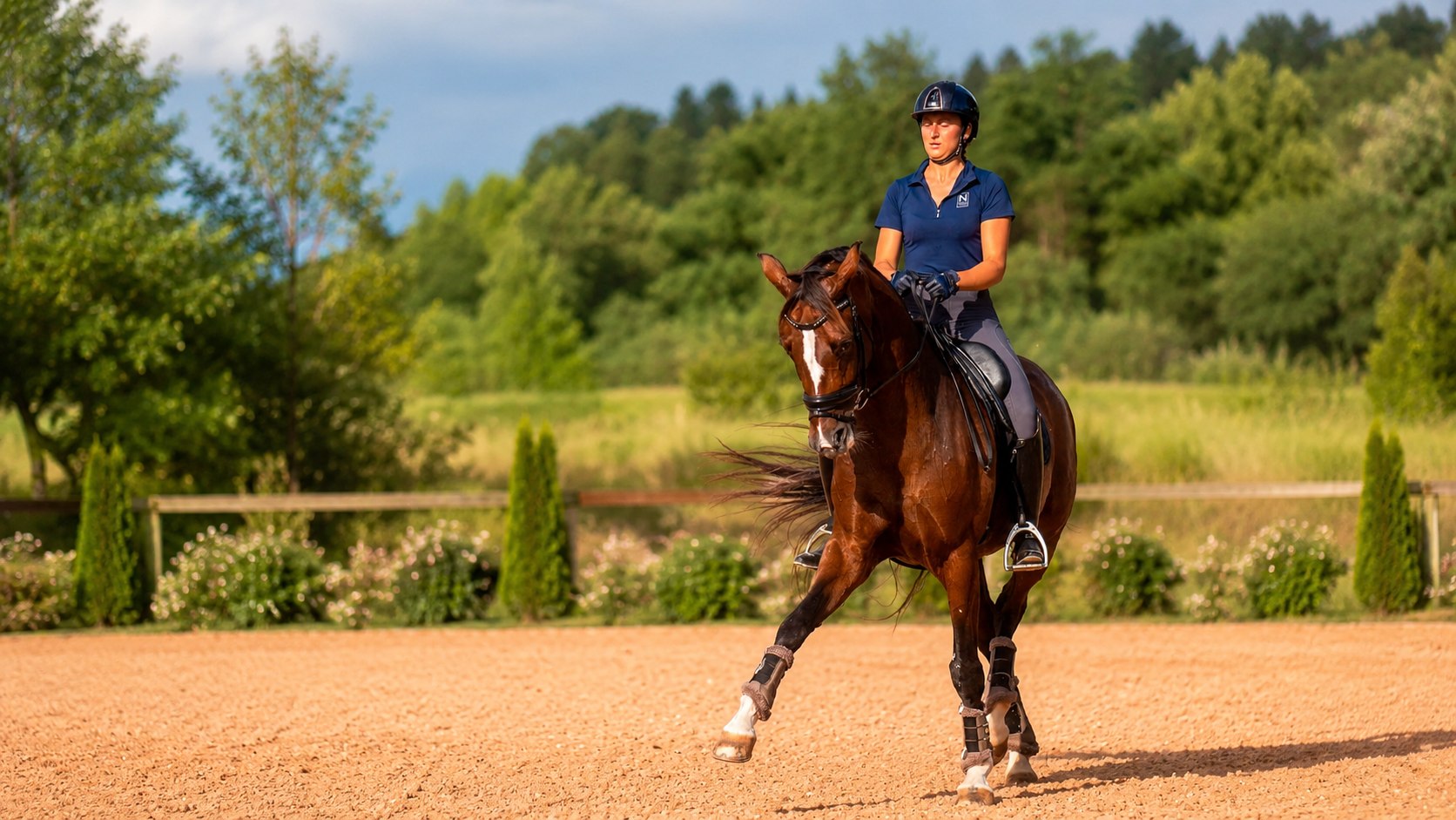 Lucía Galbis riding